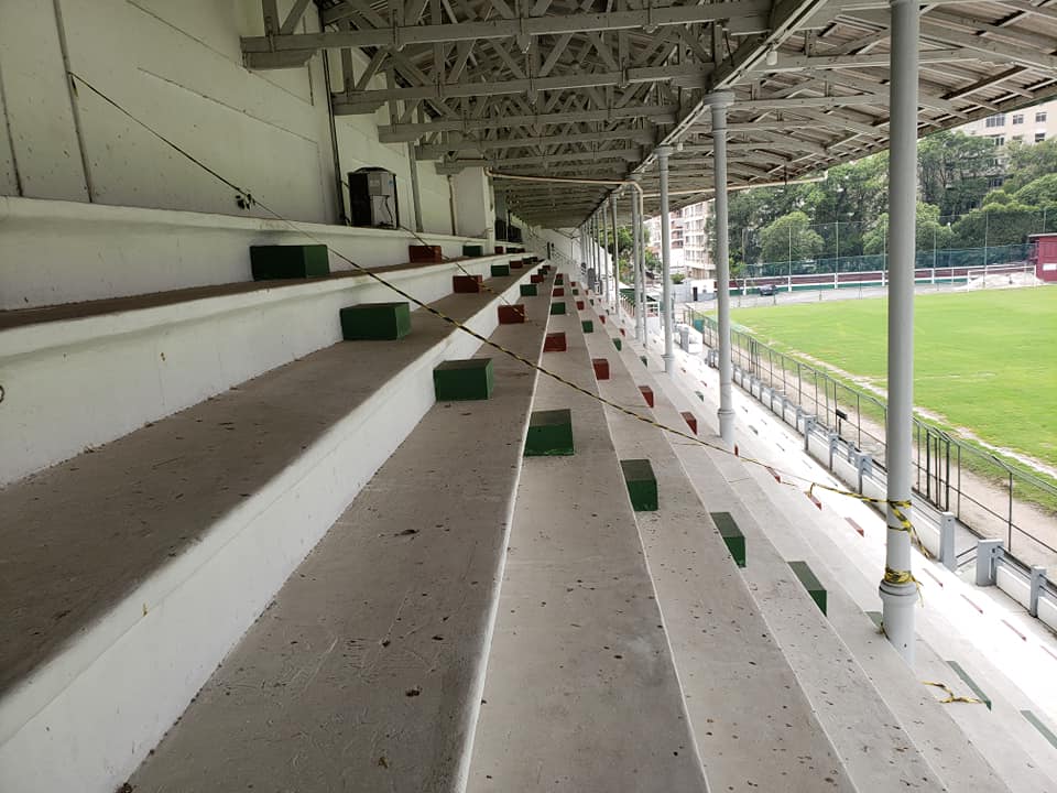 Vista parcial da Tribuna do Estádio de Laranjeiras, do Fluminense Football Club.