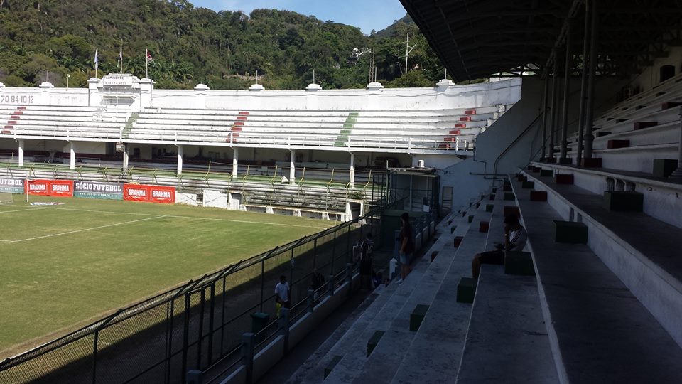 Foto do Estádio de Laranjeiras, do Fluminense Football Club, que completará 100 anos em 11 de maio de 2019.