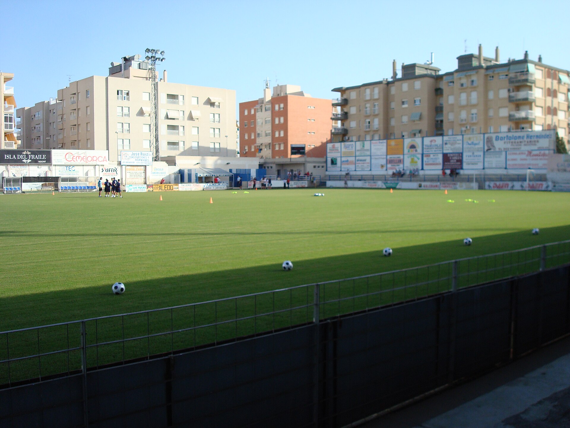 Campo de fútbol de El Rubial. Águilas.