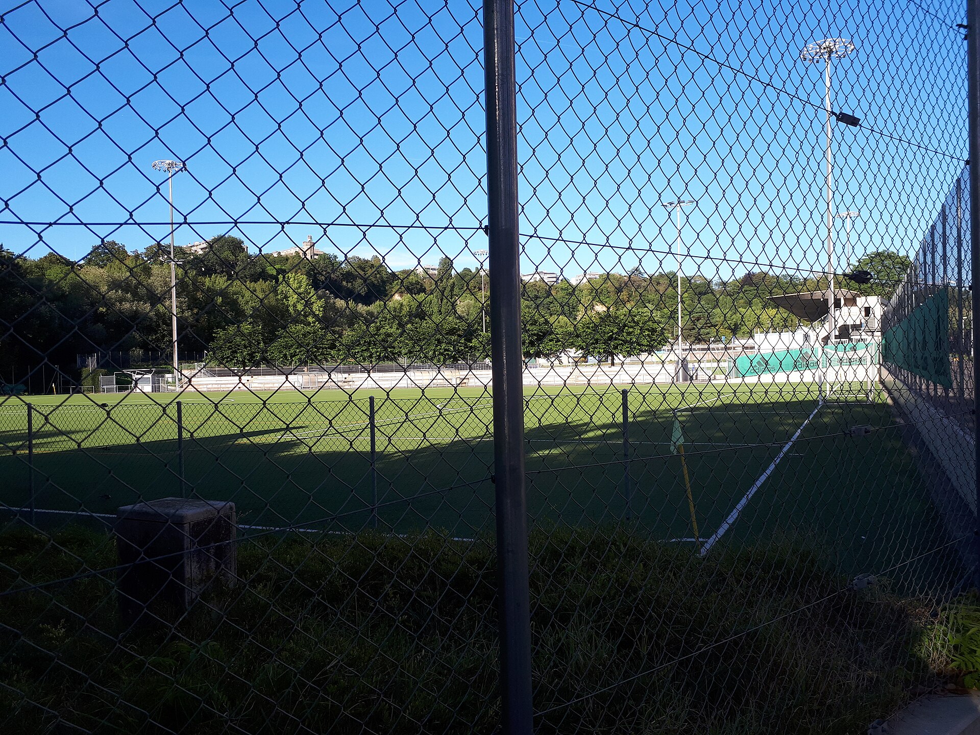 Terrain d'entraînement du Stade de la Fontenette.