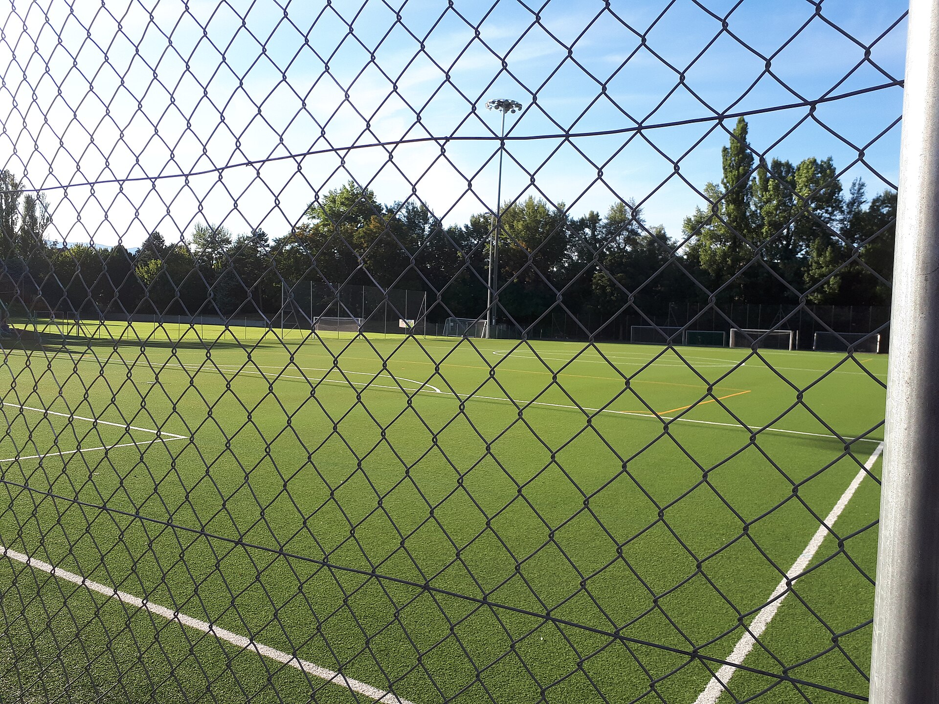 Terrain d'entraînement du Stade de la Fontenette.