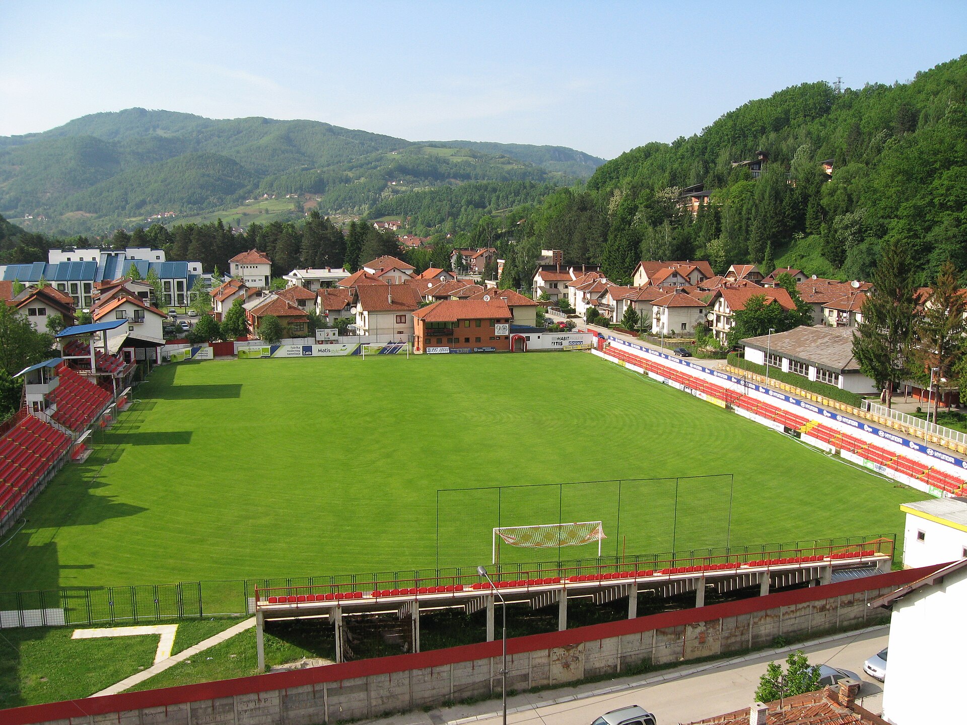 The stadium of FK "Javor"