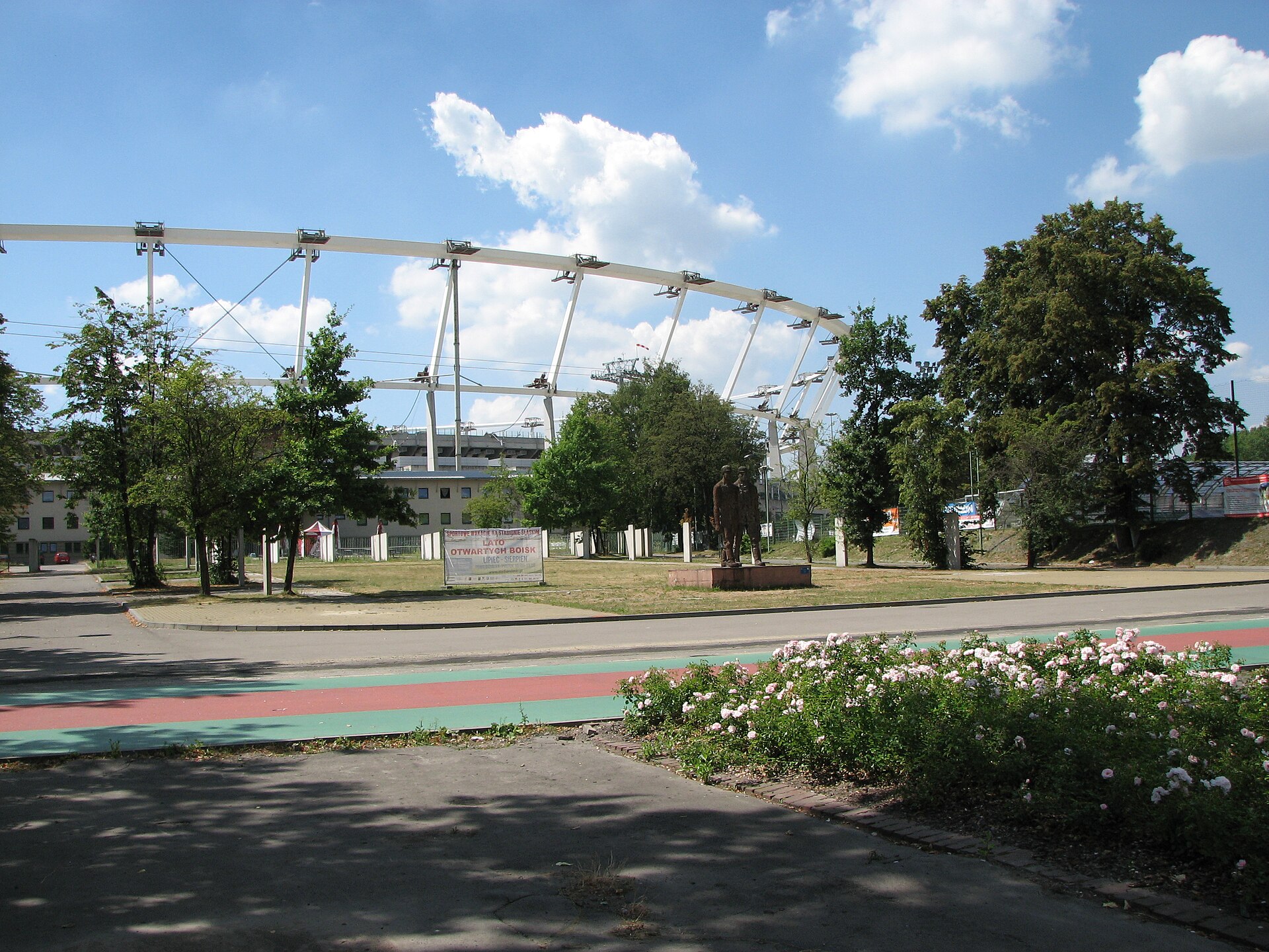 Silesian Central Park in Chrzów, Poland