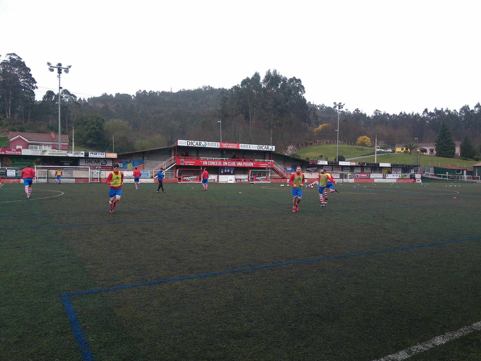 Estadio Pepe Quimarán, in Posada de Llanera, Asturias, Spain