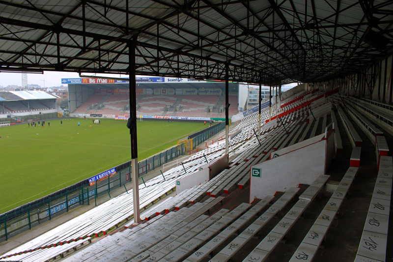 Bosuil Stadium, homeground of Royal Antwerp FC.