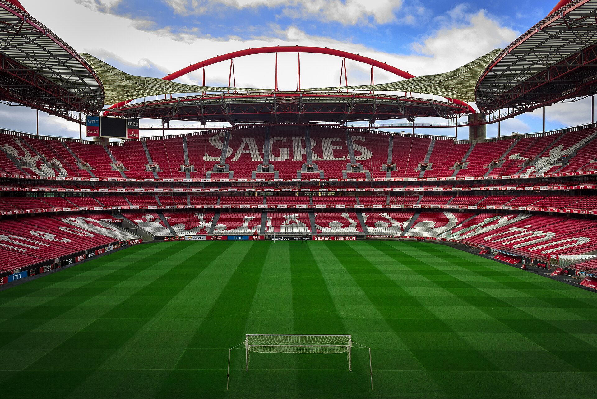 Benfica's Estádio da Luz in Lisbon, Portugal