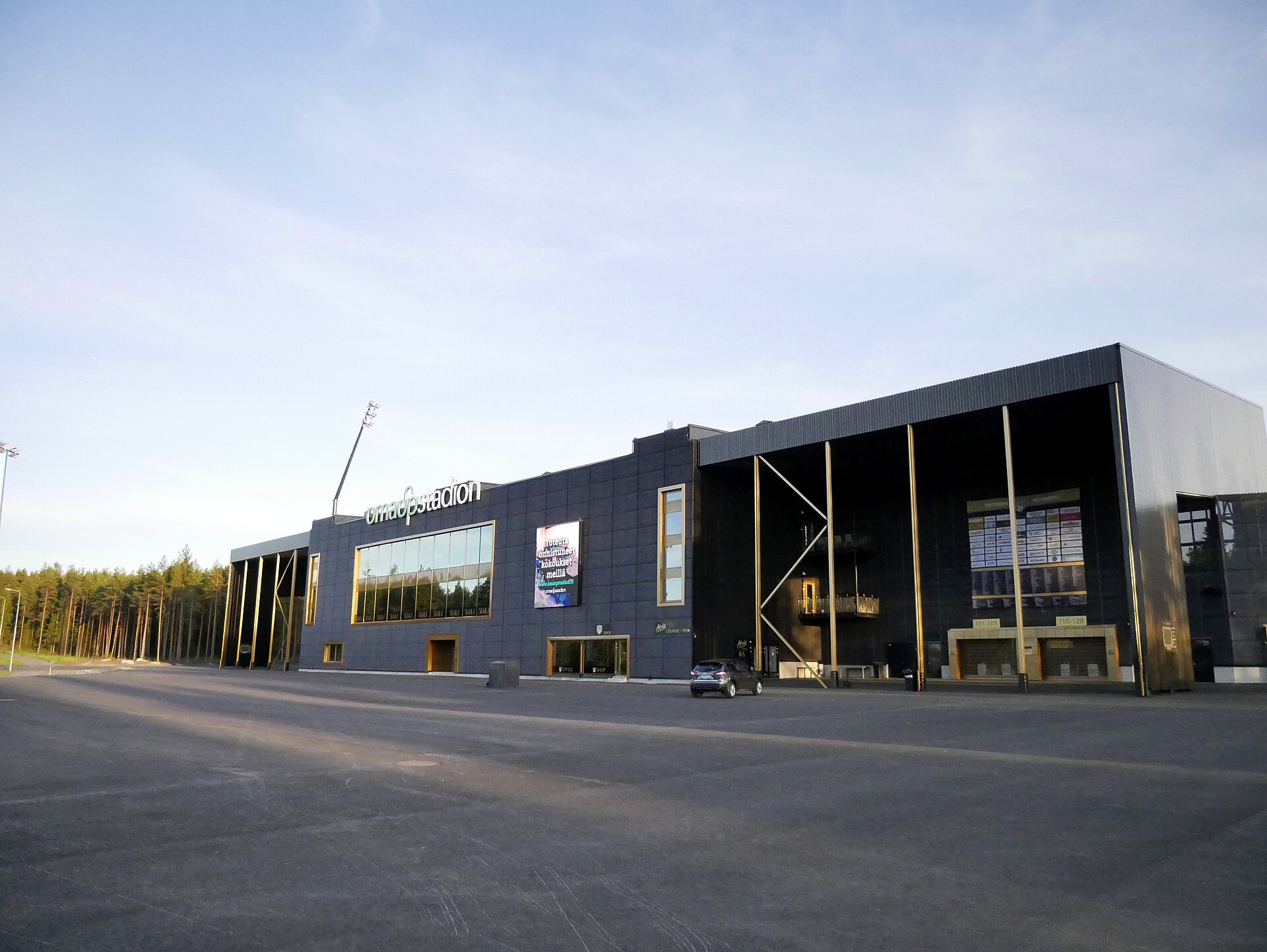 OmaSp Stadion in Seinäjoki, Finland.
