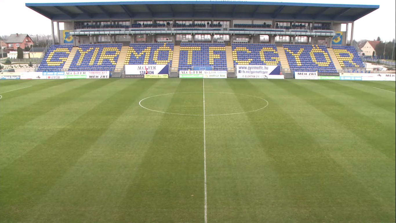 This is the stadium of Gyirmót FC Győr.