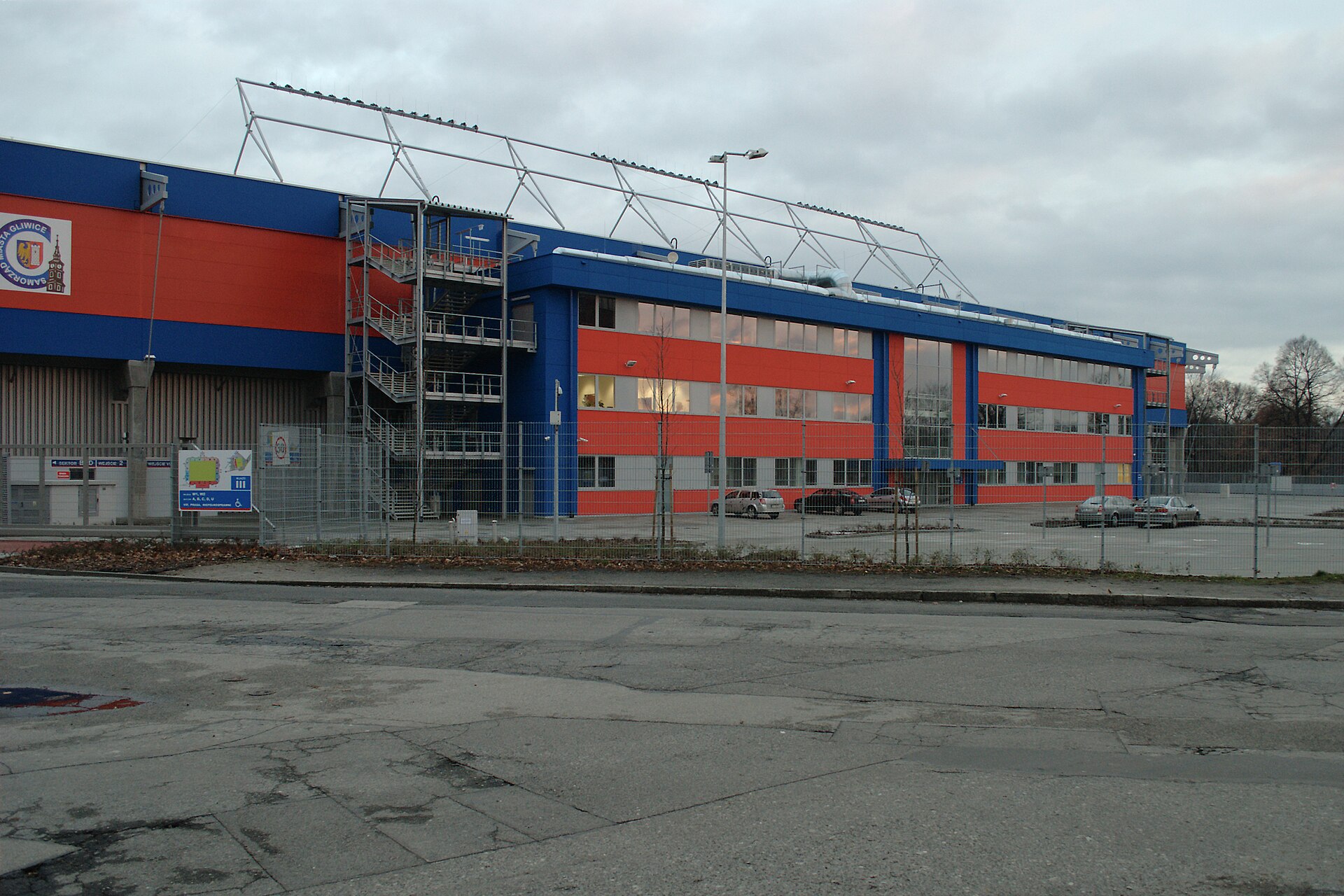 Stadion Miejski im. Piotra Wieczorka w Gliwicach, Gleiwitz, Polen