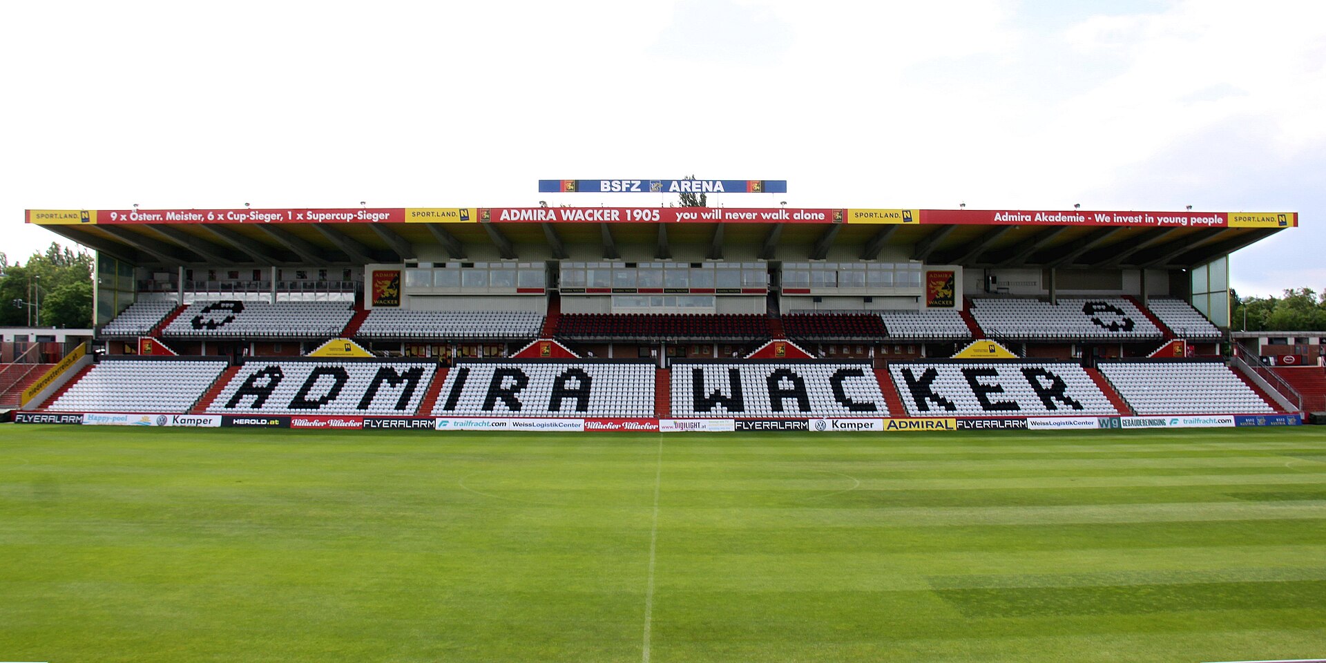 BSFZ-Arena, Stadion des FC Admira Wacker Mödling
