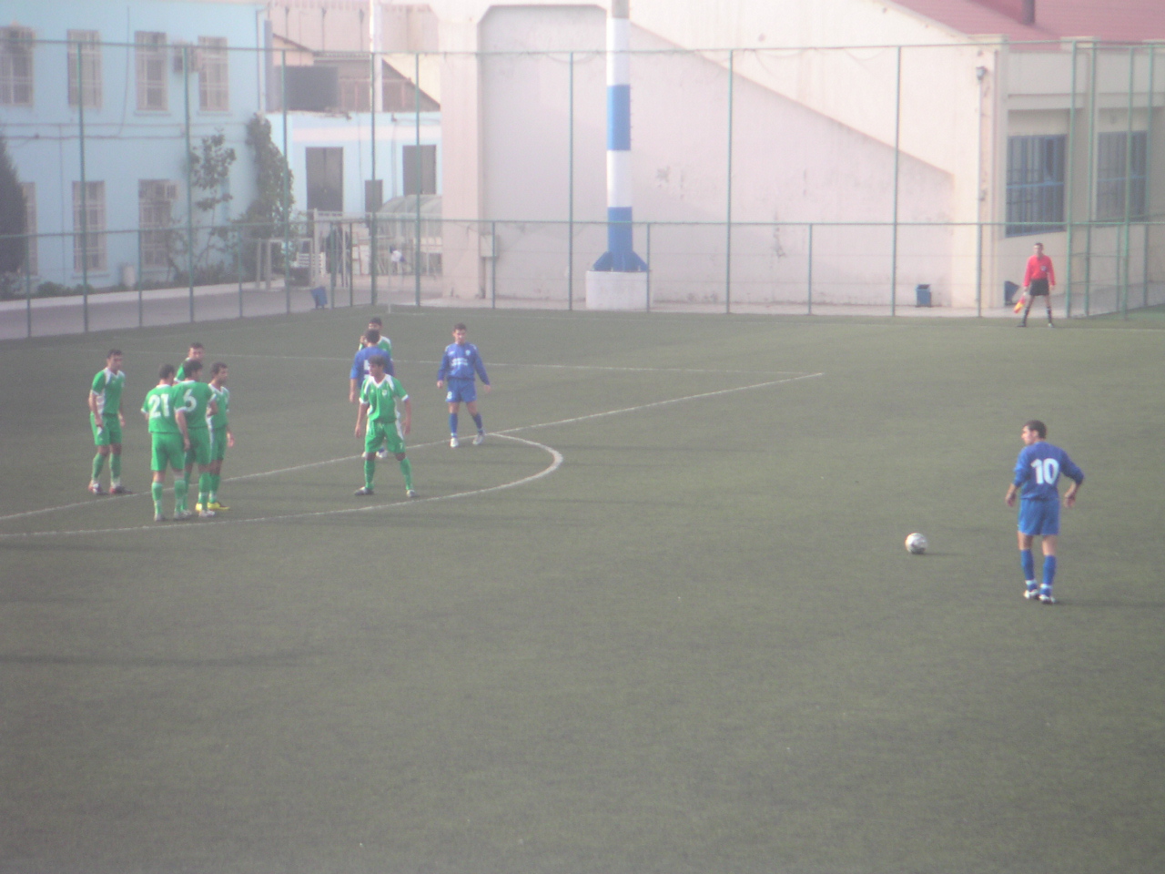 Inter Baku at play in November 2007 in one of the back fields behind Shafa Stadium, Baku, Azerbaijan.
