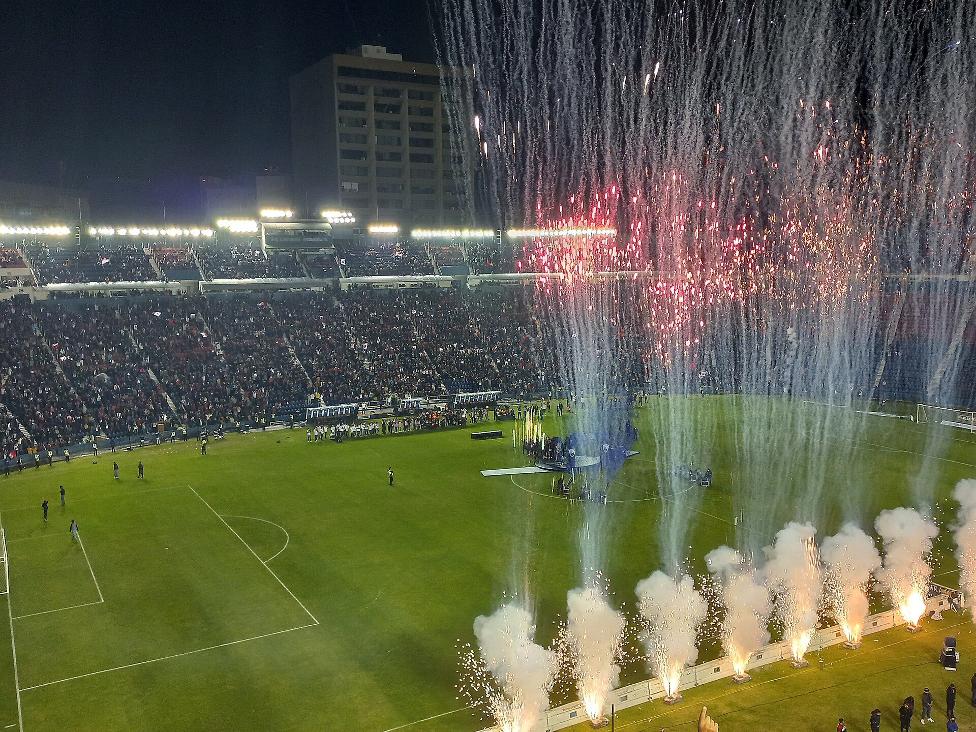 Ceremonia de la Final Liga de Expansión 2021 en el Estadio Azulgrana - Atlante campeón Atlante vs Tampico Madero