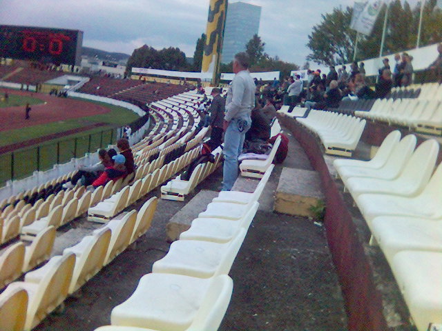 Football match: FC Artmedia Petržalka and FK DAC 1904 Dunajská Streda Liga: en:Corgoň liga Date: 27th September 2008 Stadion: en:Štadión Pasienky Score: 0-0