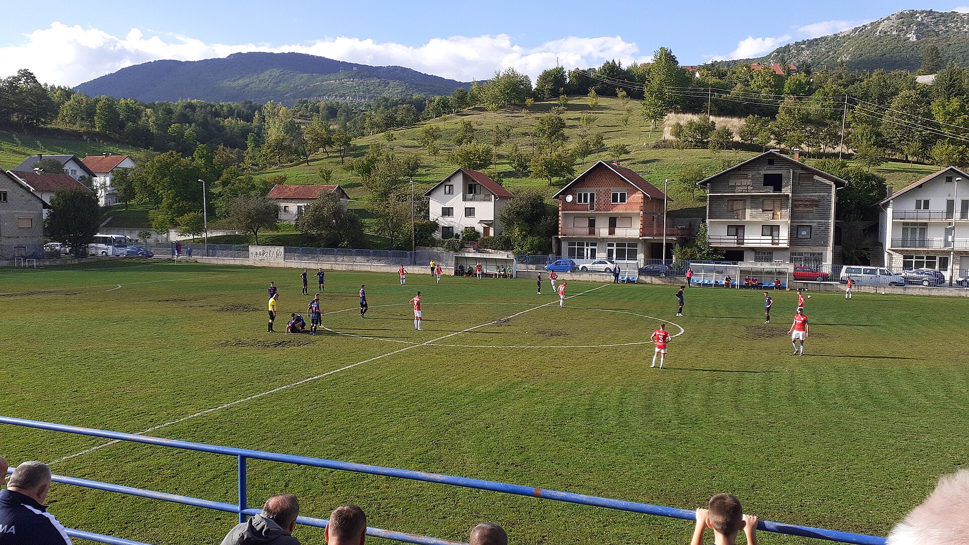 Luke Stadium in Prozor during the match Rama - Sloga ​