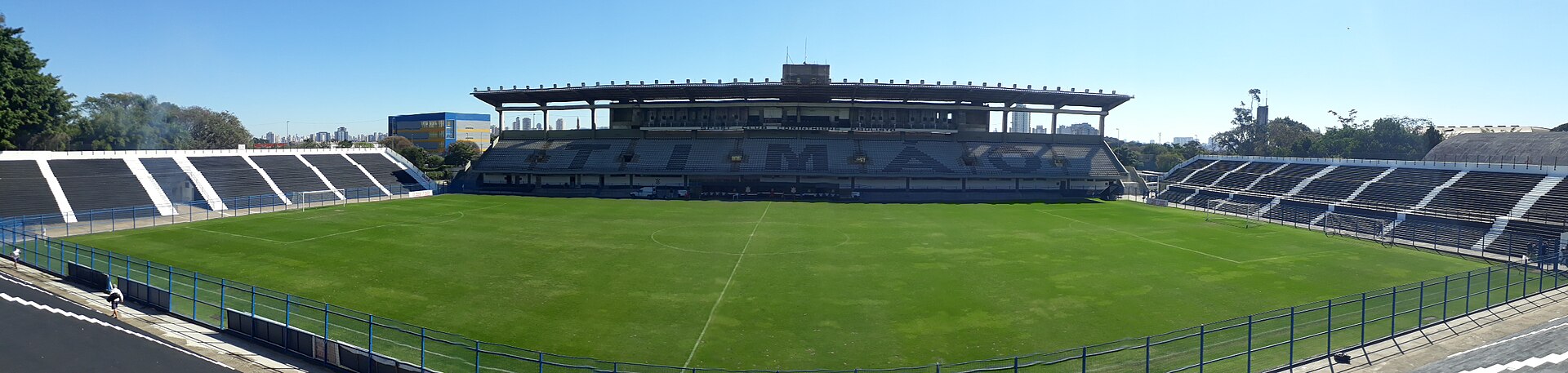 Alfredo Schürig Stadium, located in São Jorge Park, Corinthians' social and administrative headquarters.