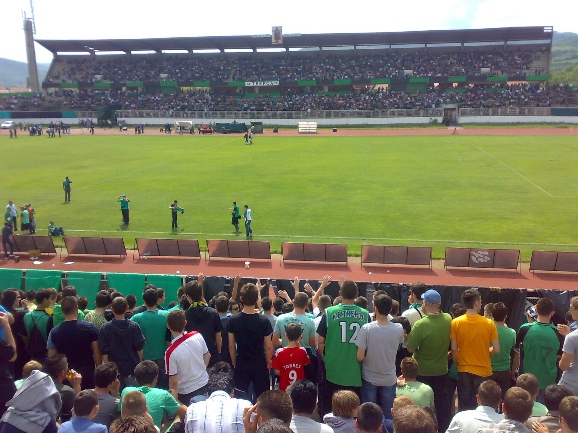 Pamje e vitit 2010, kur Trepça pas plot 18 vitesh u shpall kampion në Superligën e Kosovës në futboll.