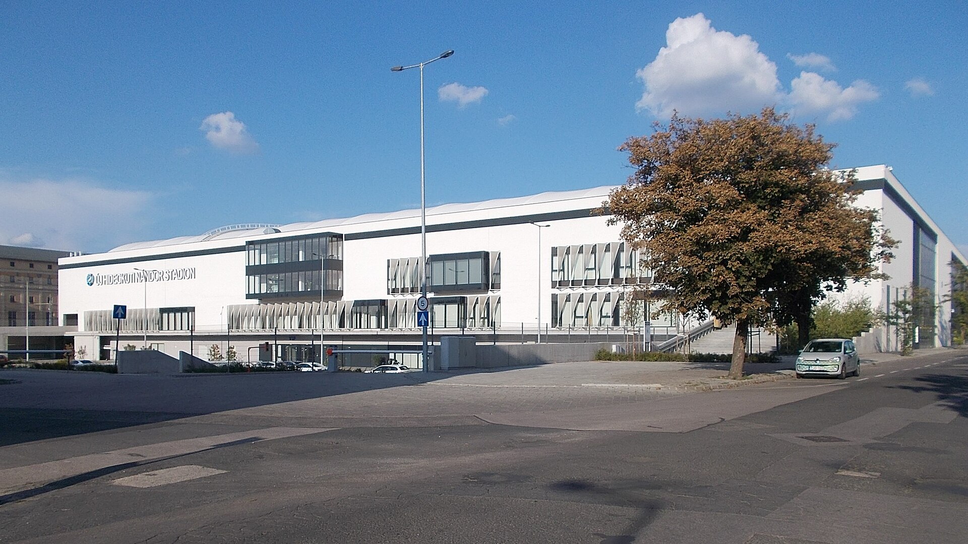 : Hidegkuti Nándor Stadion Home of MTK Budapest Football Club - Salgótarjáni street, Százados neighborhood, Józsefváros district, Budapest .