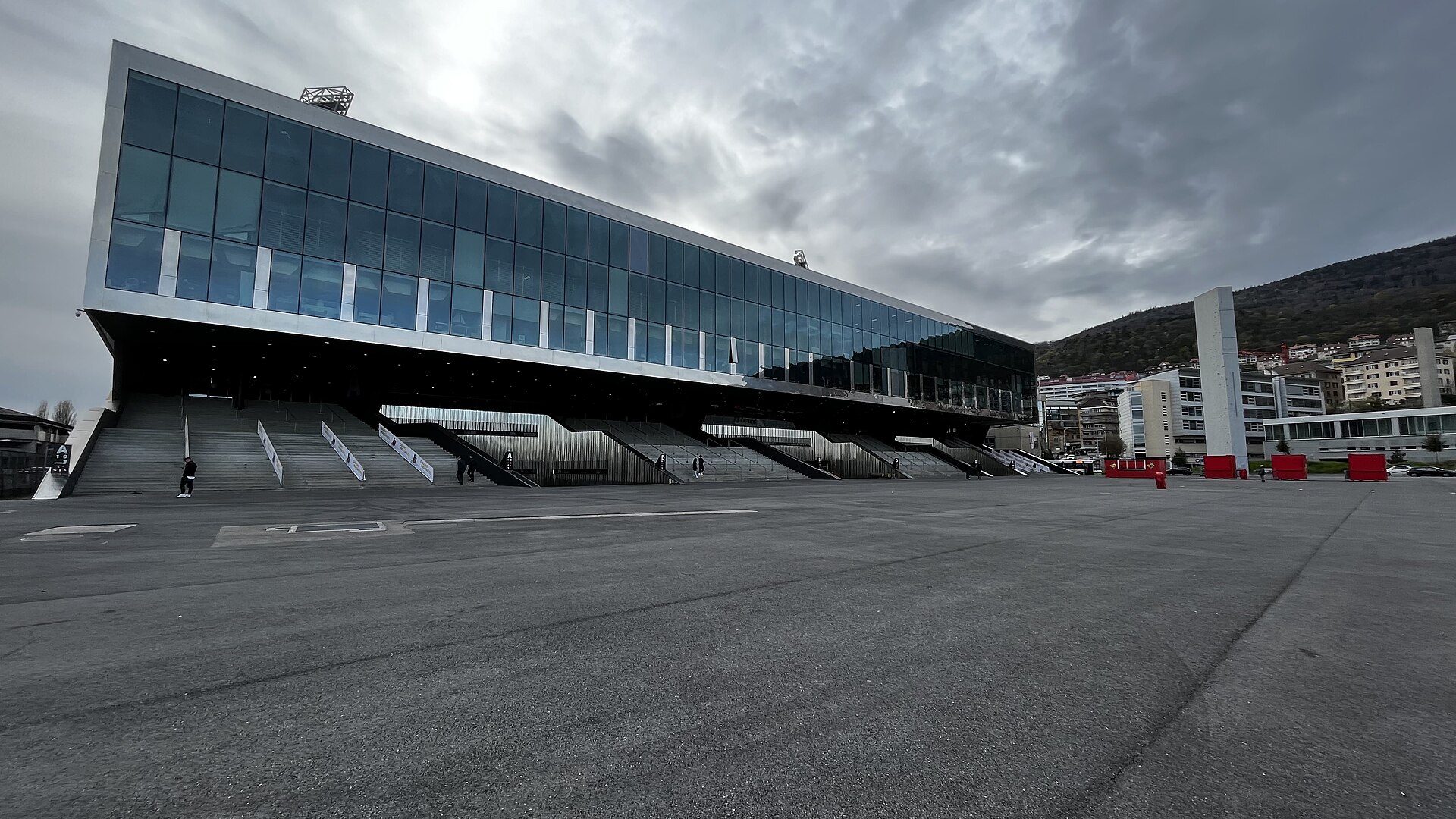 Football Stadium La Maladière in Neuchâtel, Switzerland