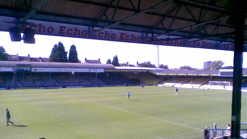 View of the West Stand and North Stand