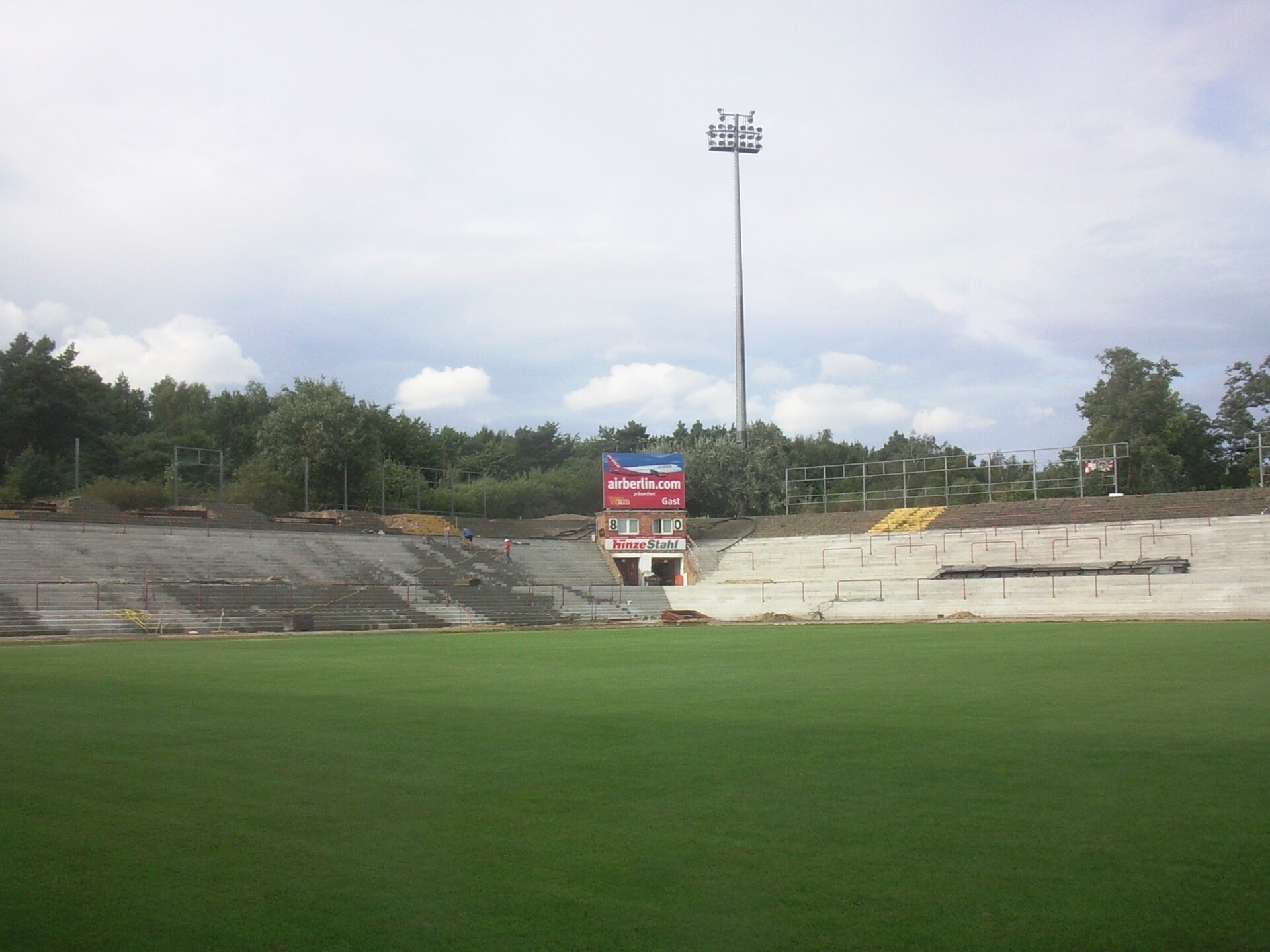 Stadion An der Alten Försterei during reconstruction