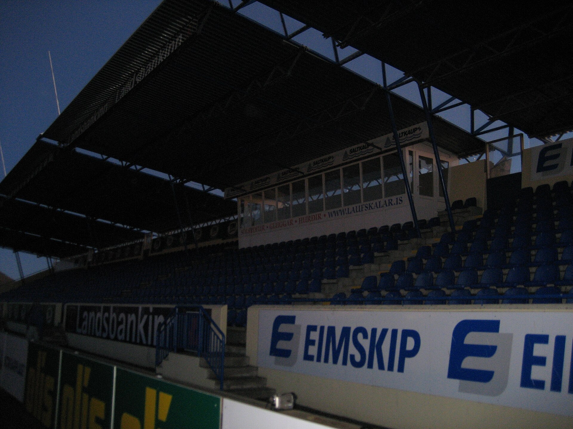 Grindavik, Iceland's multi use sports stadium.