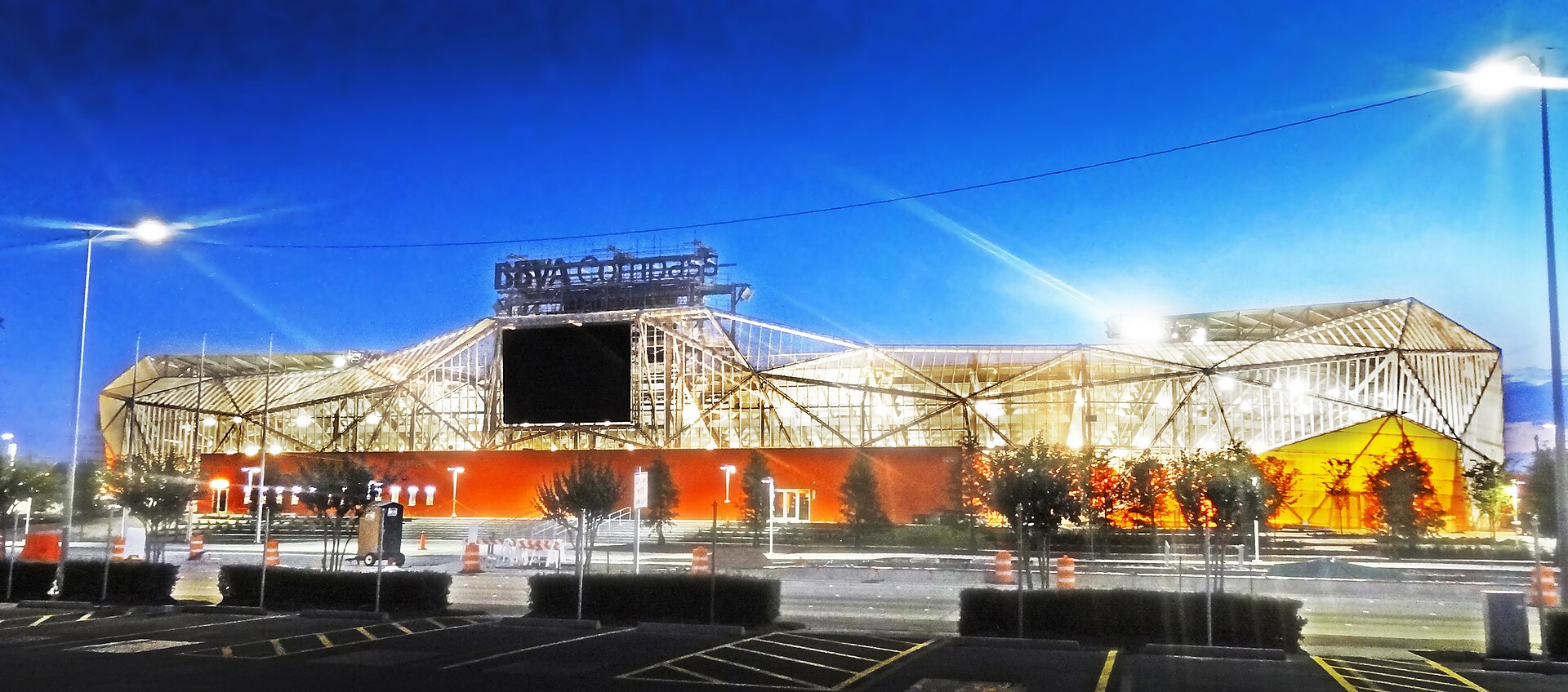 Photo by Paul Duron, Houston Dynamo home at night