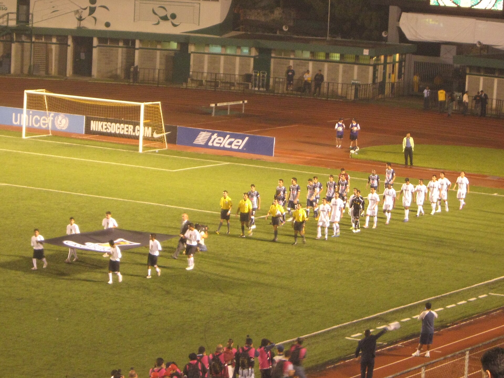CSD Comunicaciones (Guatemala) vs. Monterrey (Mexico) game in the CONCACAF Champions League