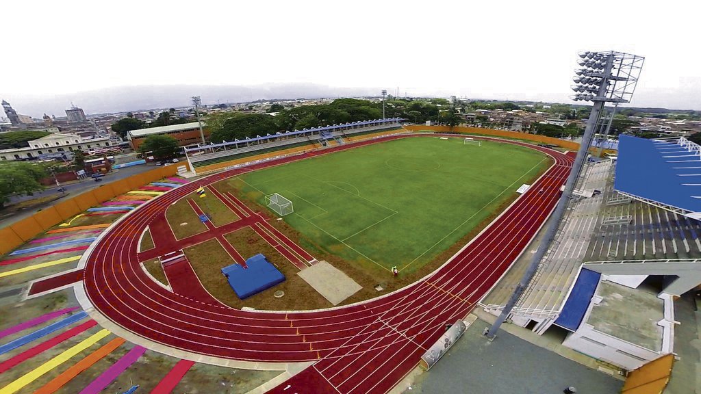 Estadio Francisco Rivera Escobar, ubicado al interior de la Ciudadela Deportiva "Ramiro Echeverri Sánchez"