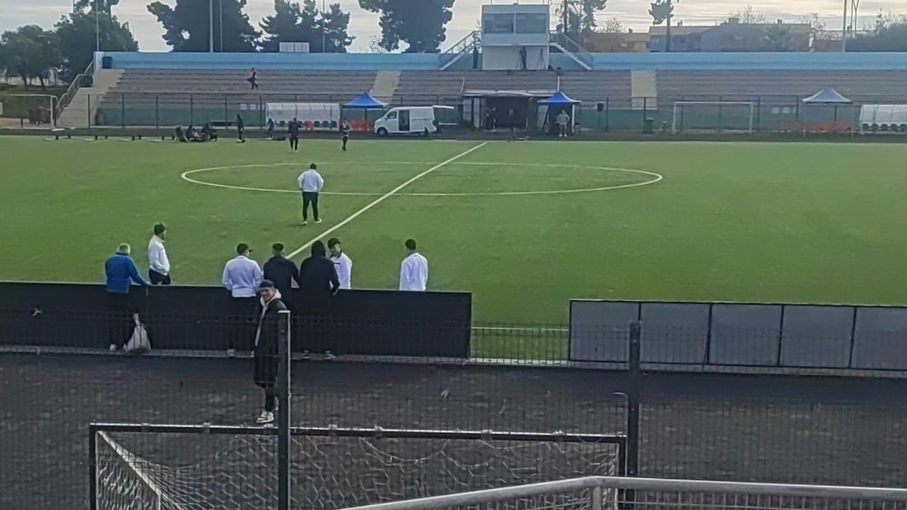 Vista a la cancha principal del Estadio Atlético Municipal de Concón. Previa del partido Concón National vs Deportes Melipilla el 26 de julio de 2025 por la Liga 2D.