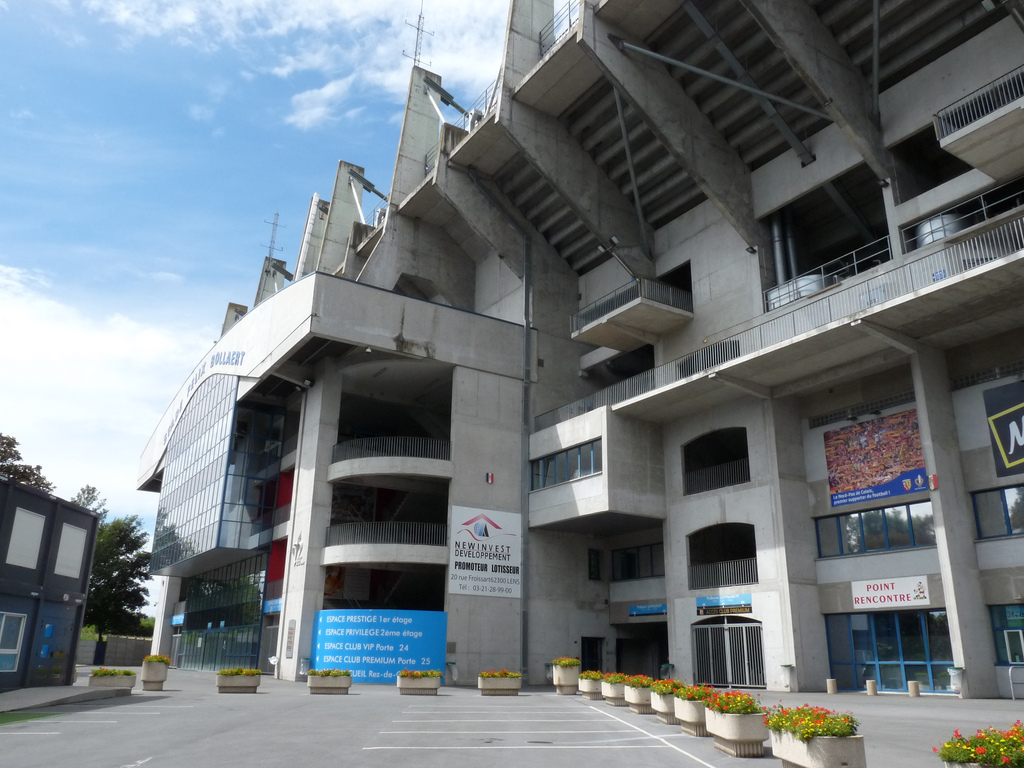 Bollaert stadium entrance.