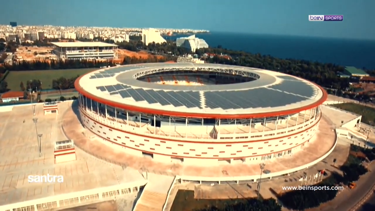 Antalya Stadyumu; Dış manzara — 2021-22 Süper Lig-Sezon Öncesi: „İlk santraya 24 saatten az süre kaldı!“ beIN-Sports-Reklamı, Ağustos 2021.