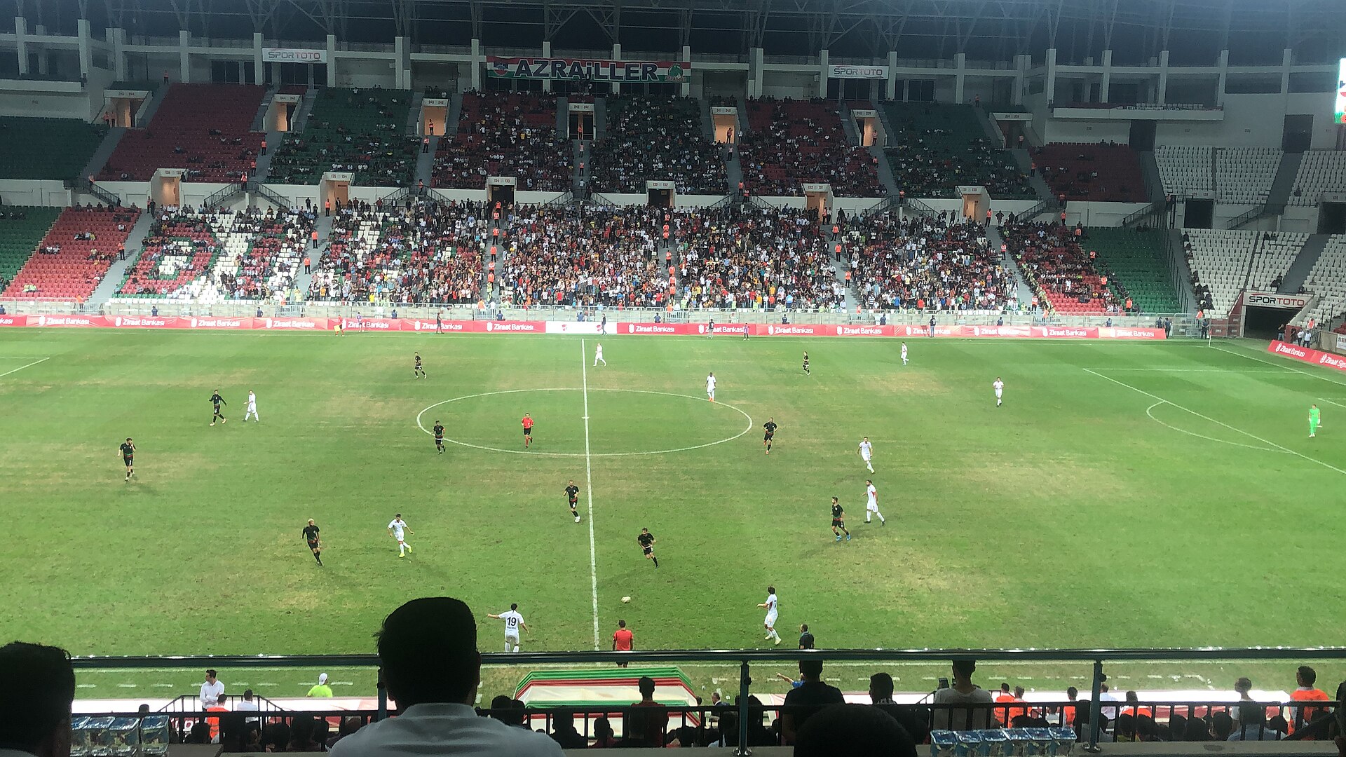 25 Eylül 2019 tarihinde Diyarbakır Stadyumunda gerçekleşen Diyarbekirspor - Eskişehirspor Ziraat Türkiye Kupası karşılaşmasından bir görüntü