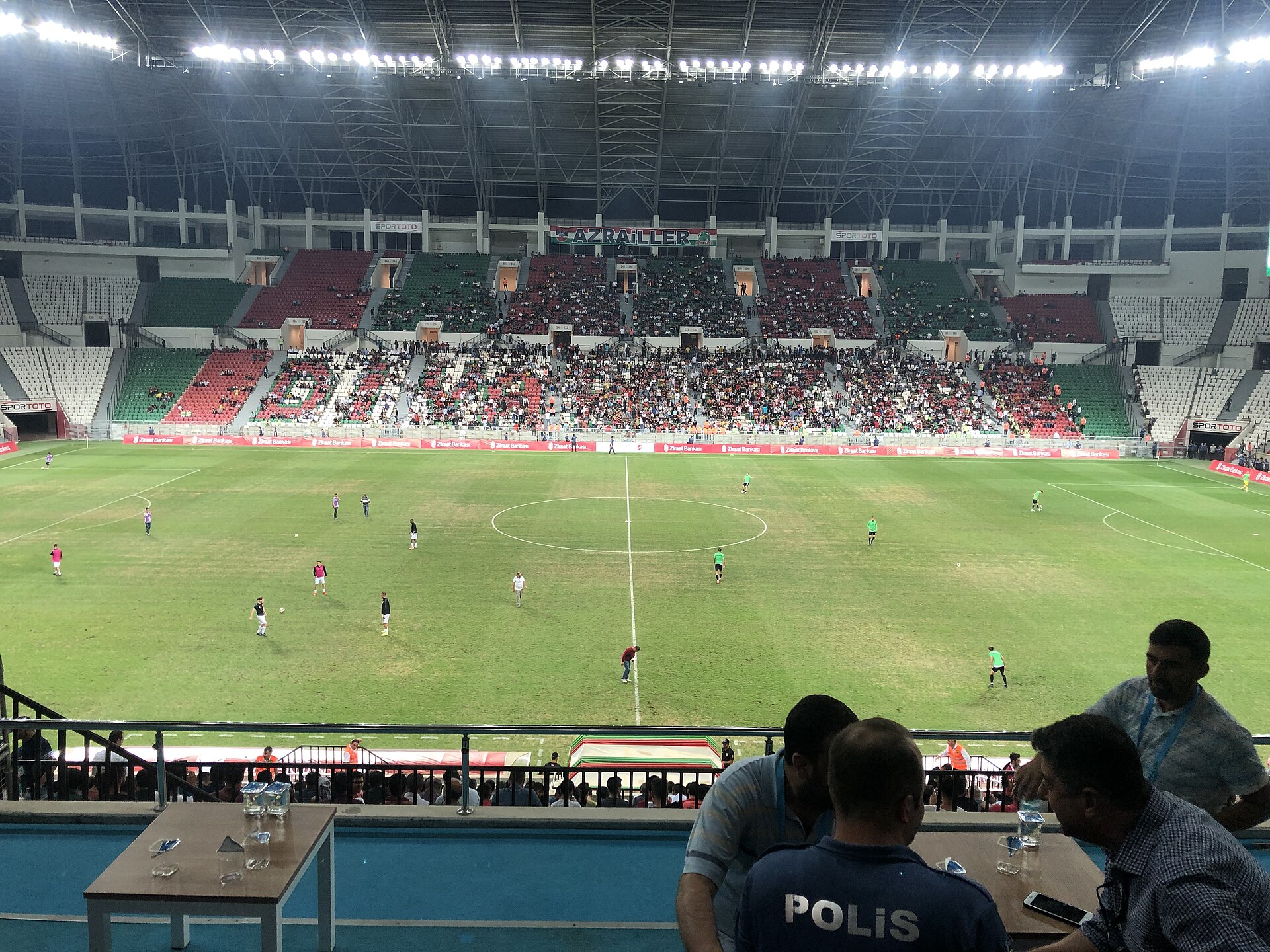 25 Eylül 2019 tarihinde Diyarbakır Stadyumunda gerçekleşen Diyarbekirspor - Eskişehirspor Ziraat Türkiye Kupası karşılaşmasından bir görüntü