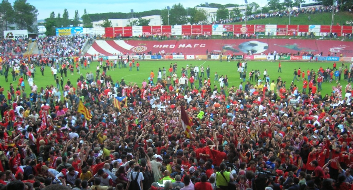 Celebració Girona FC a 2A Ceuta