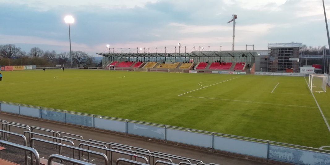 Stadium of the luxemburgish Football Club FC Swift Hesperange