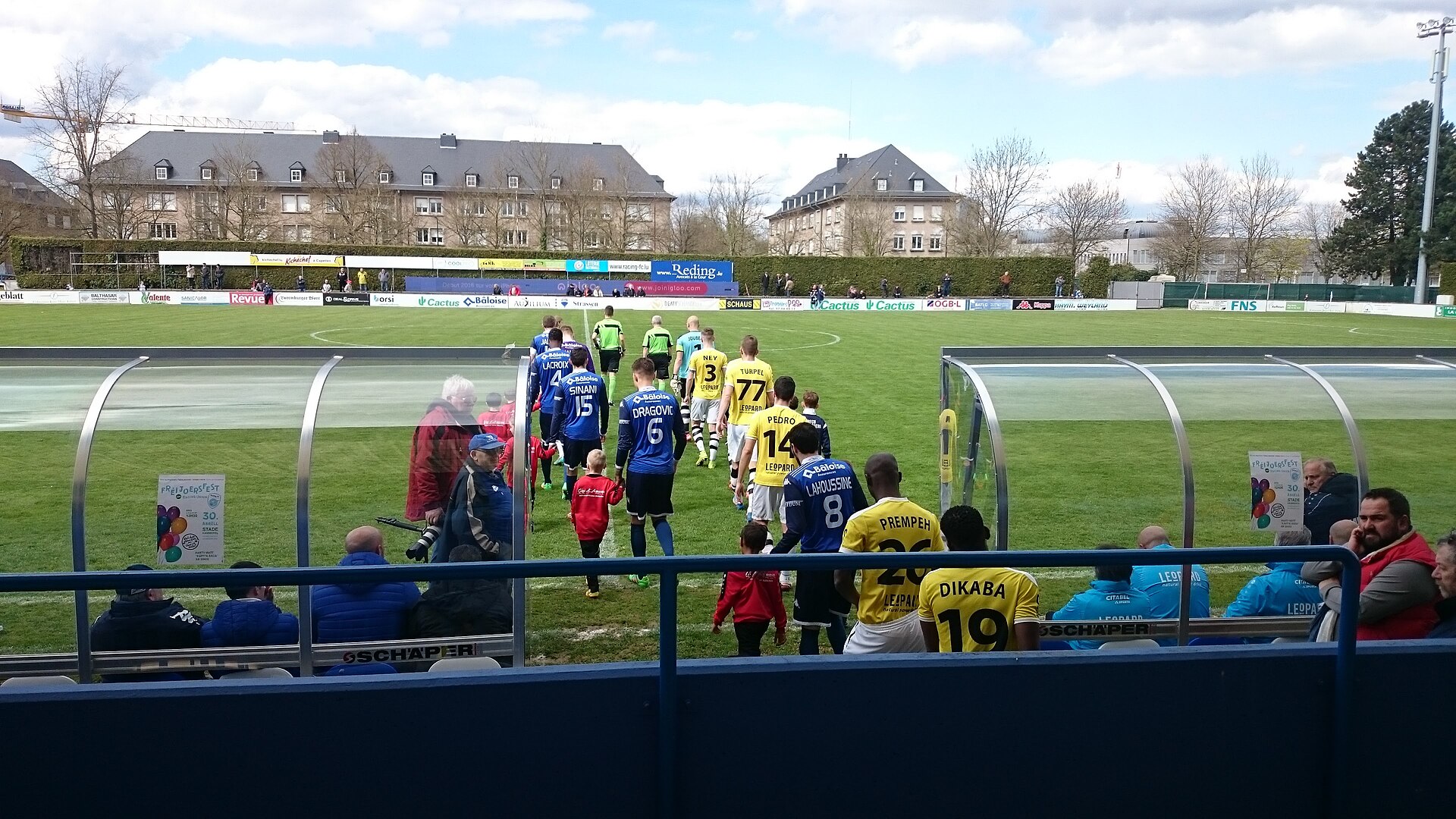Racing FC Union Luxembourg - F91 Dudelange match, Luxembourg top division