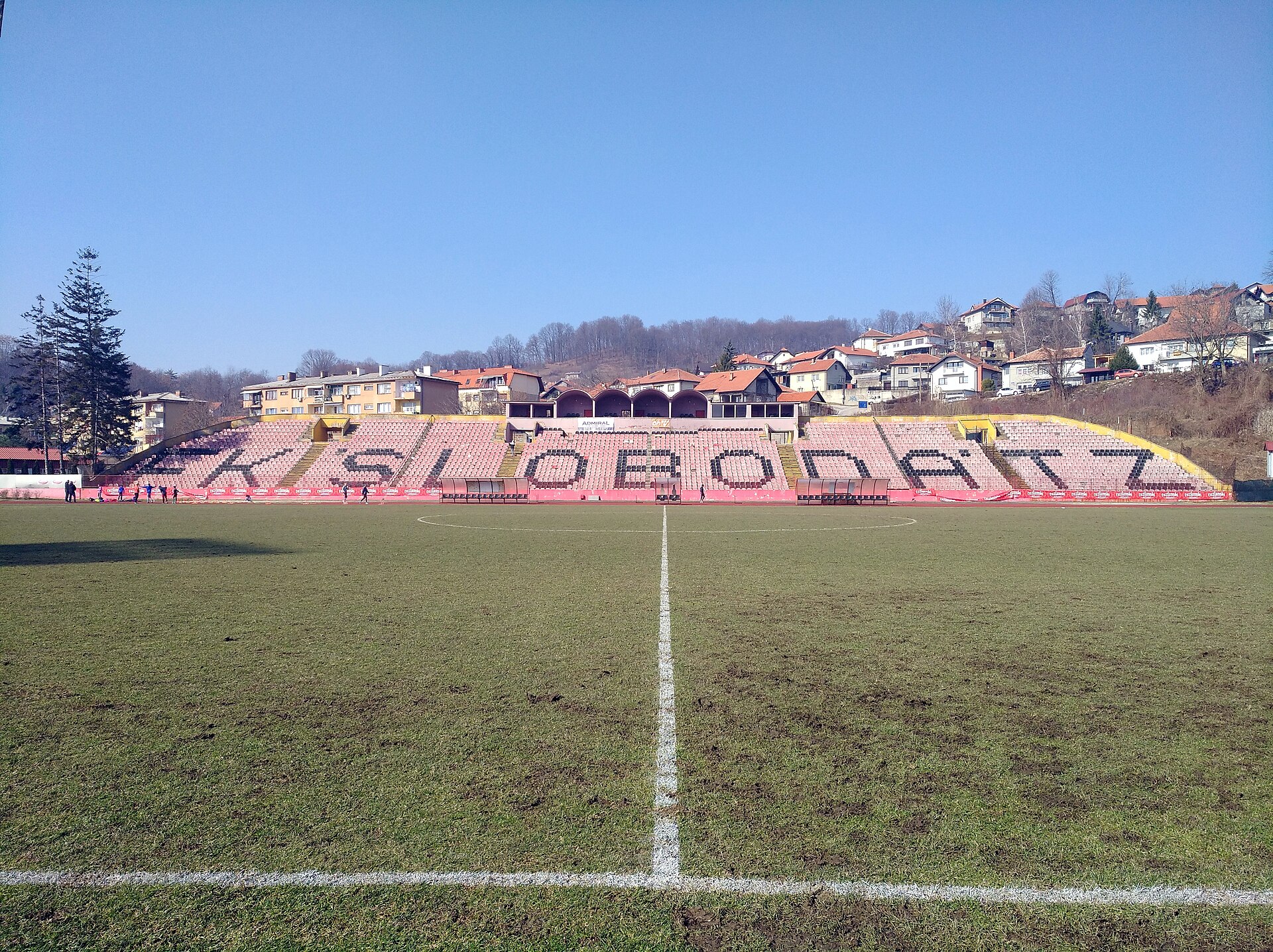 Tušanj Stadium, Tuzla, Bosnia and Herzegovia.