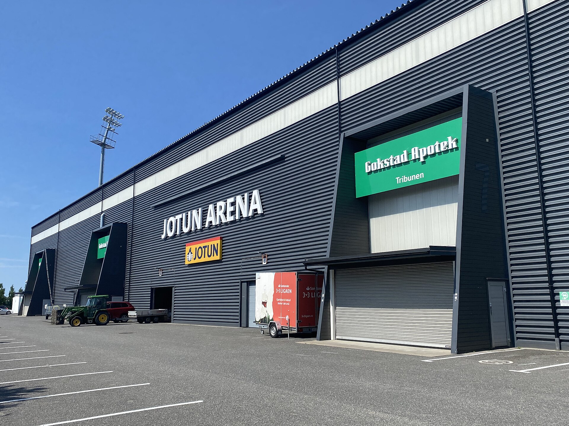 is a football stadium, which is the home ground of Sandefjord Fotball.