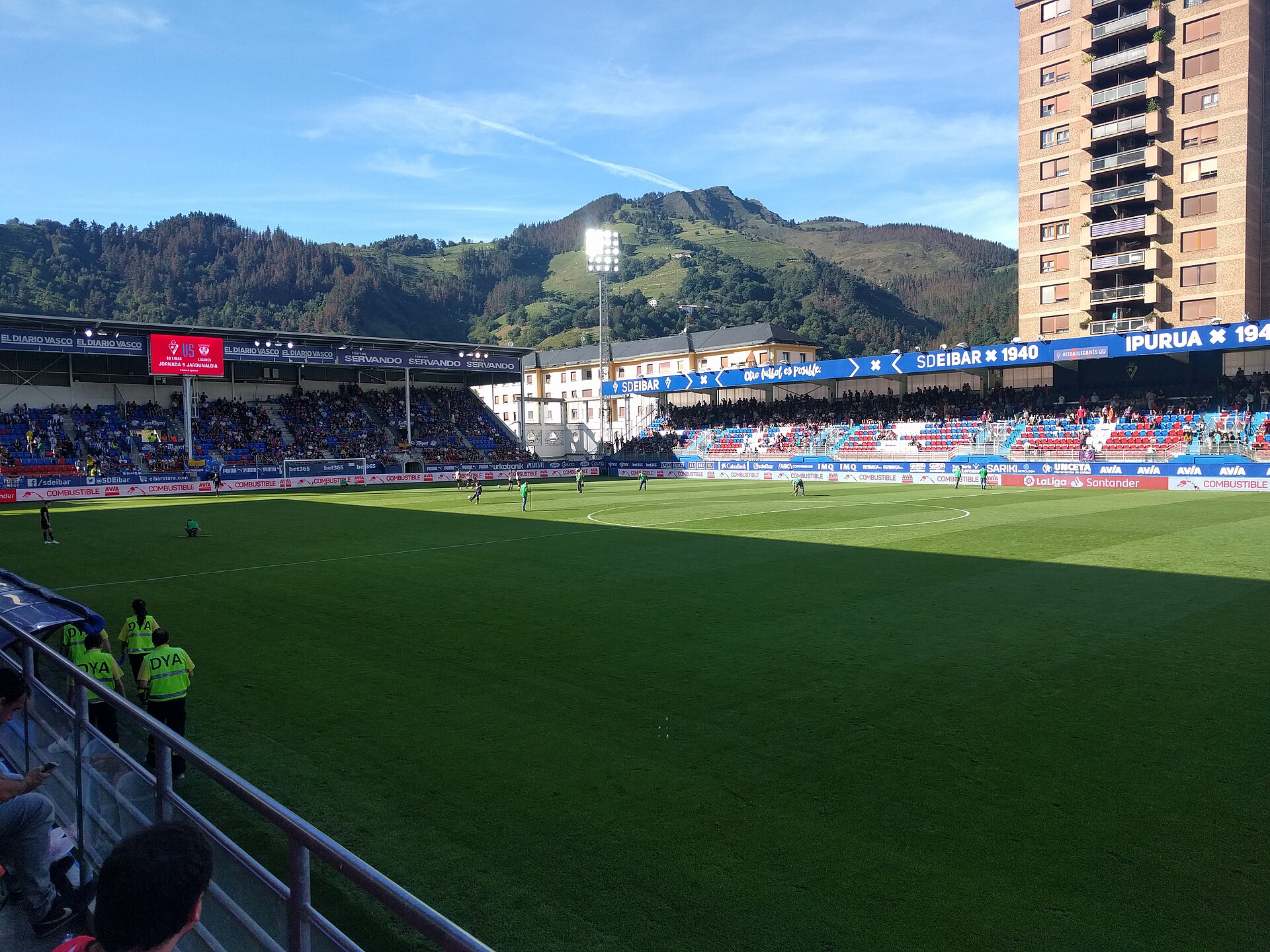 Match of Primera División, LaLiga 2018-19, SD Éibar 1:0 CD Leganés, Ipurúa