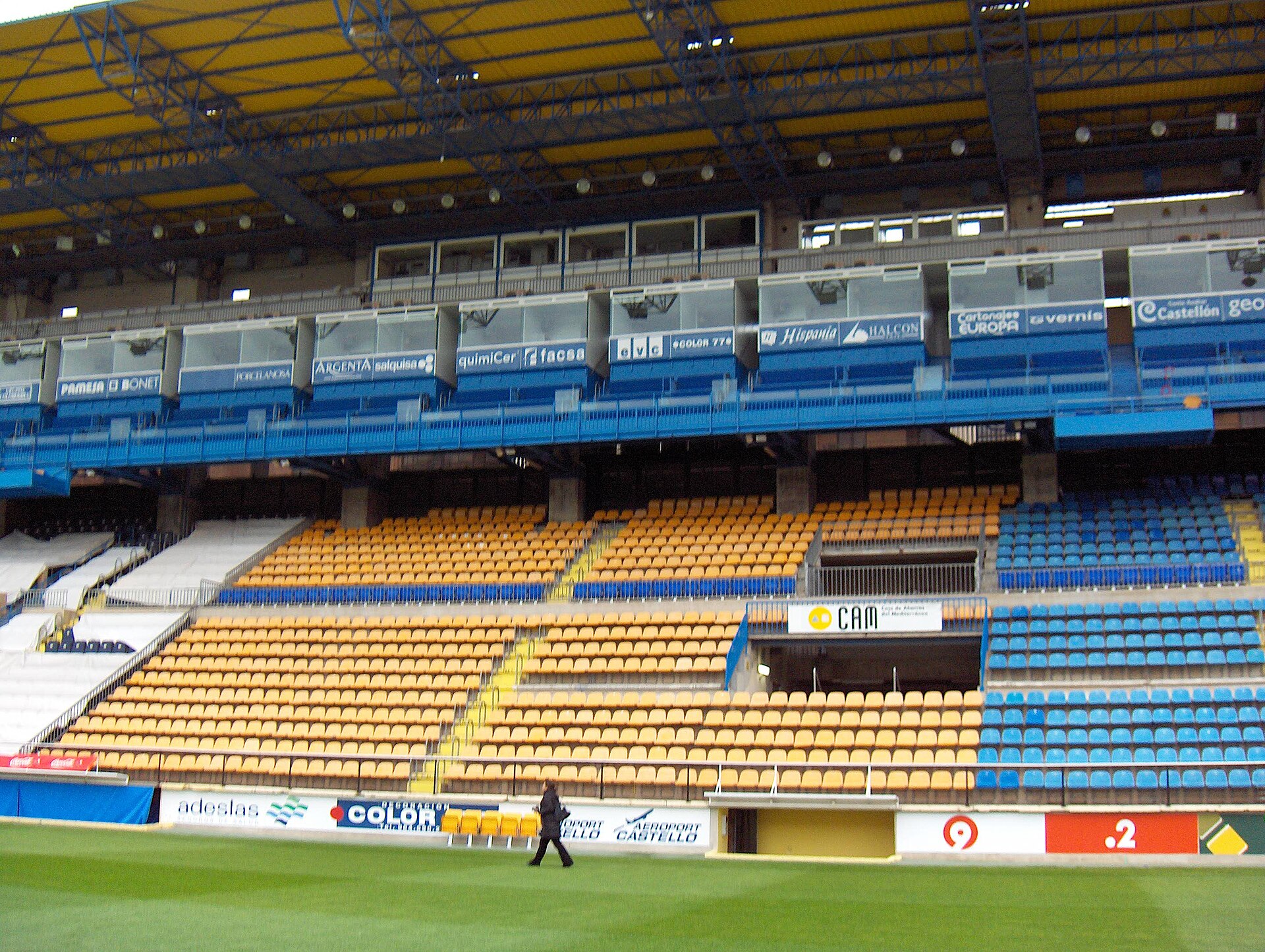 Estadio "El Madrigal", del Villarreal Club de Fútbol