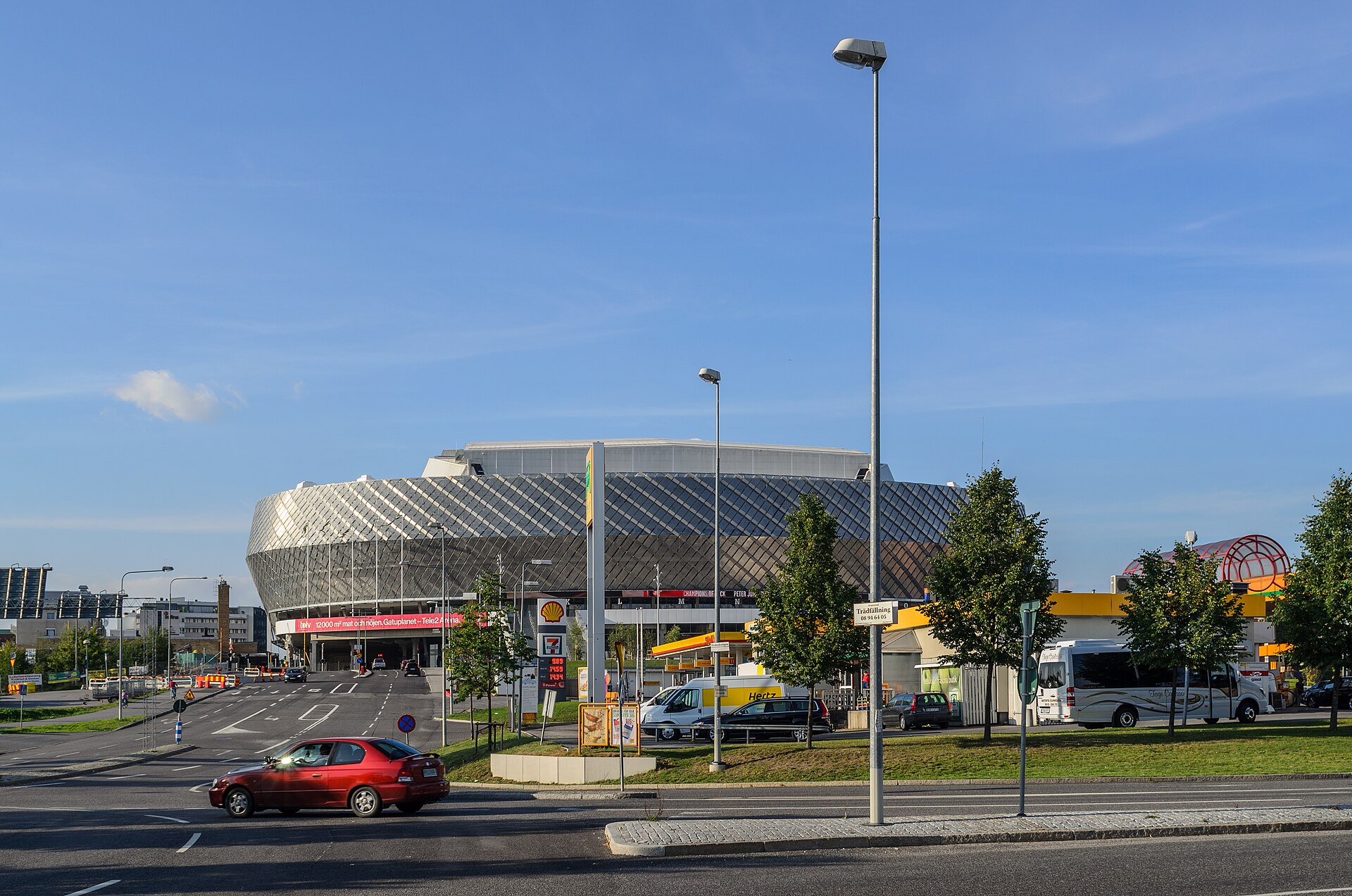 Tele2 Arena from south. Johanneshov, Stockholm.