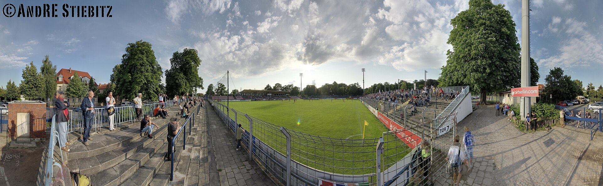 Blick übers Karli richtung Park Babelsberg