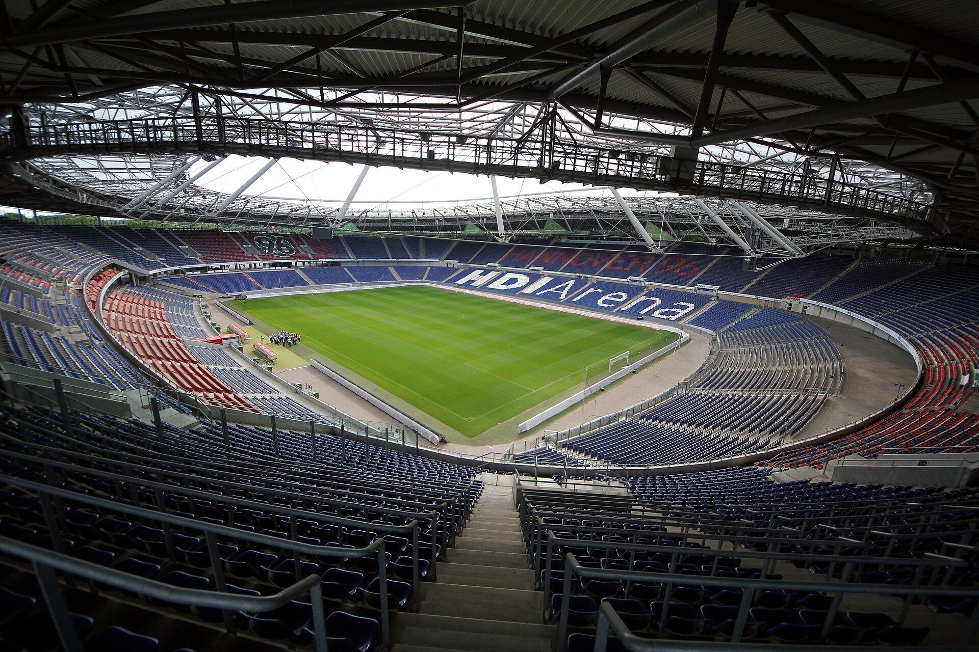 The HDI-Arena is a football stadium in Hanover.