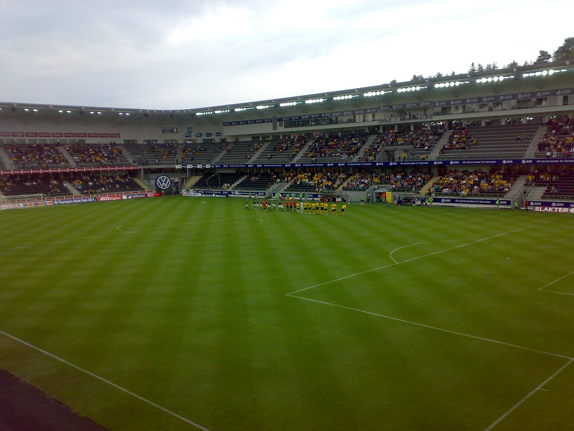 IK Start at Sør Arena, 1 div match vs Moss, in Kristiansand, Norway