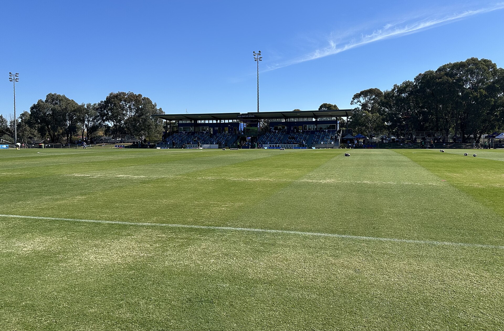 Scenes prior to the 2025–26 A-League Women elimination final between Canberra United and Melbourne Victory at McKellar Park