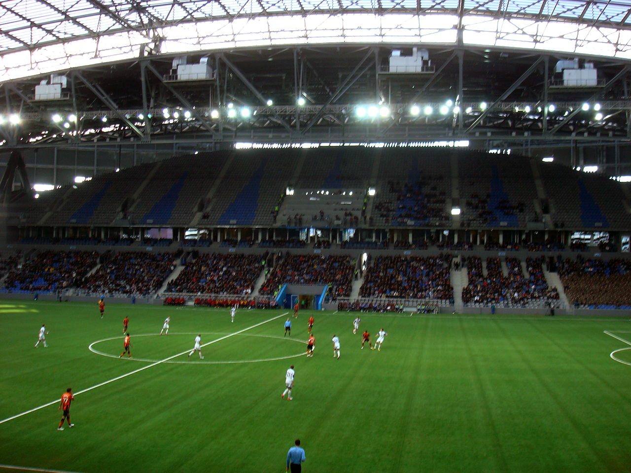 FC «Shakhter» Karaganda - FC «Astana» match for Kazakhstan Supercup on Astana Arena.