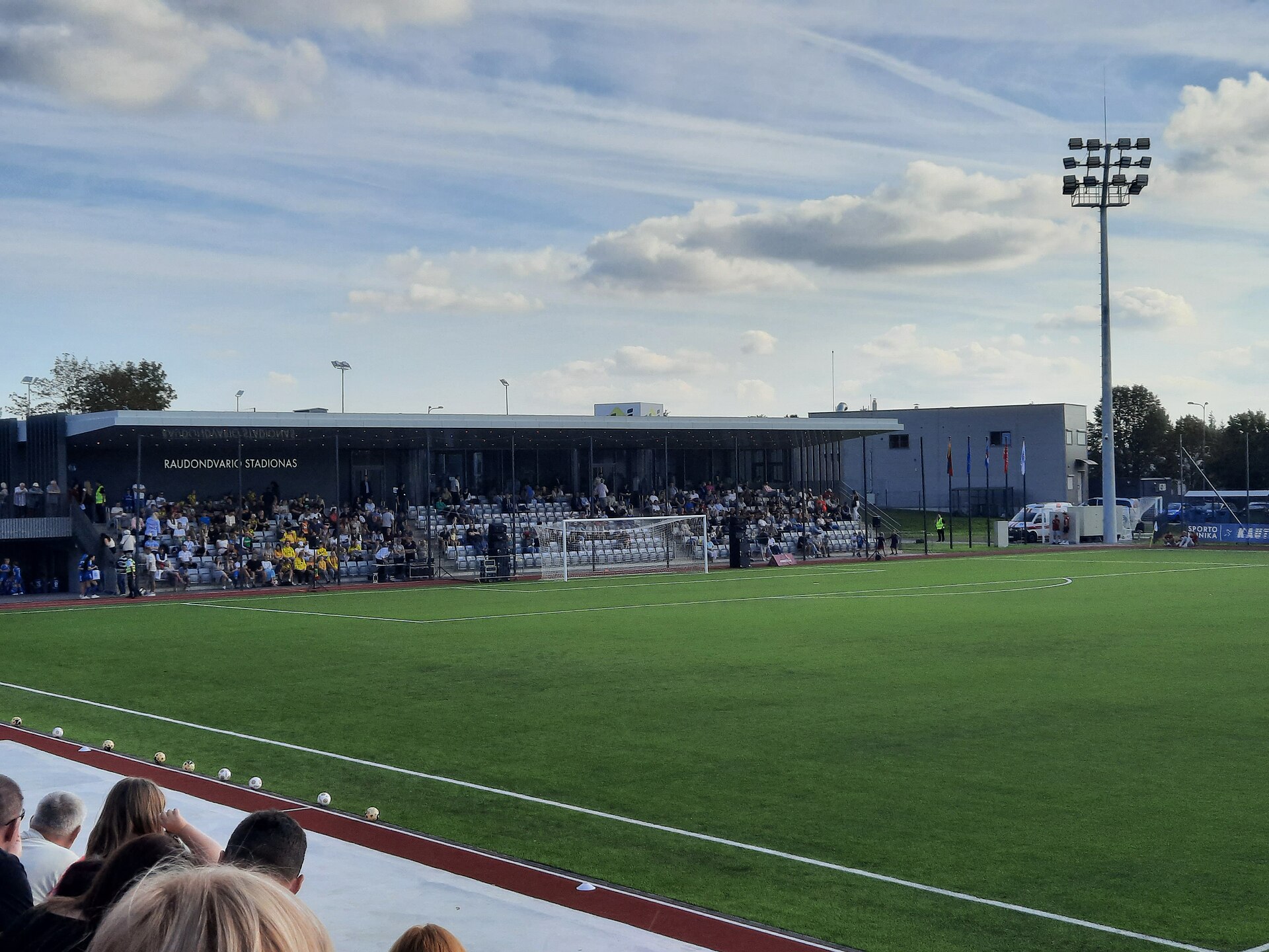 Raudondvaris stadium, before match Hegelmann-Panevėžys