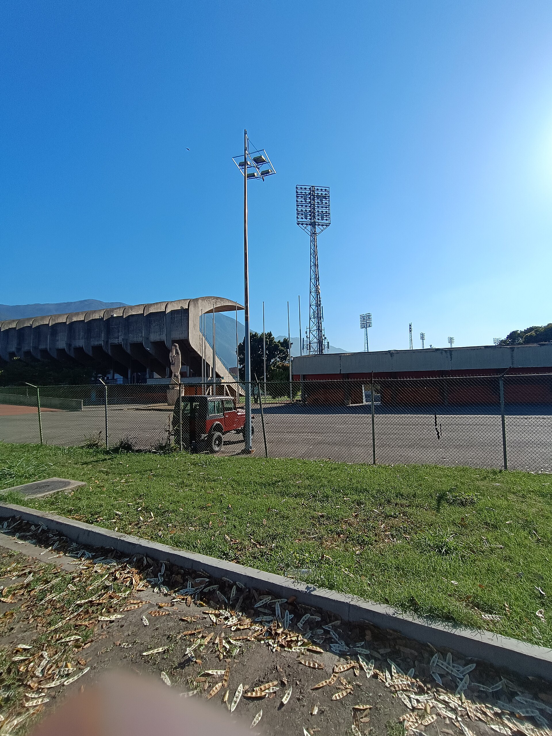 Estadio Olímpico de la UCV Futbol Caracas Venezuela febrero de 2024
