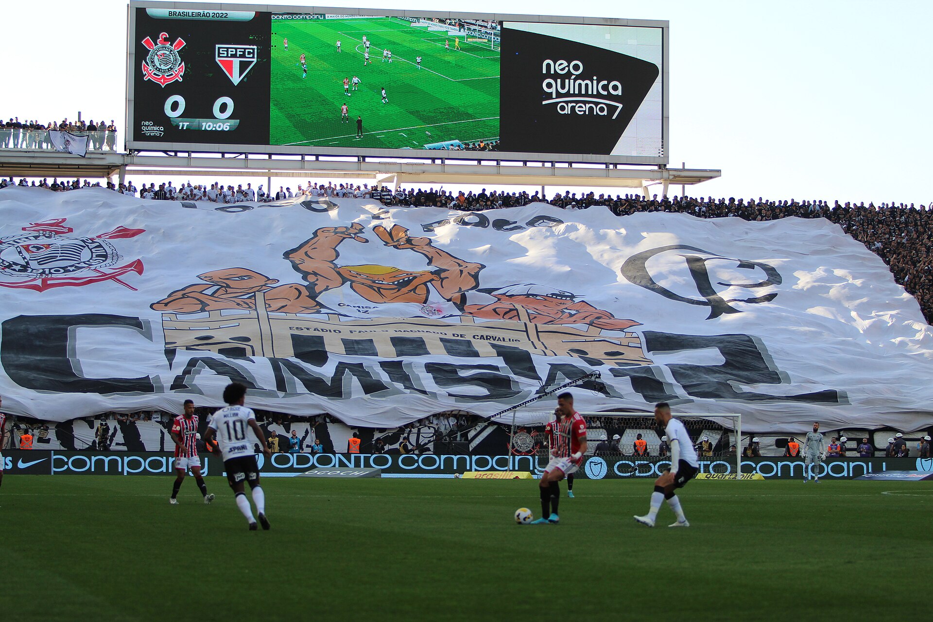 A torcida do Corinthians em 2022