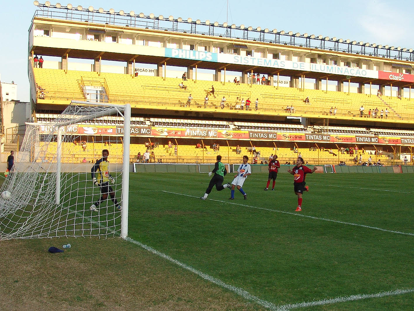 Charity game at Estádio Urbano Caldeira (also known as Estádio Vila Belmiro), in Santos, São Paulo, Brazil.